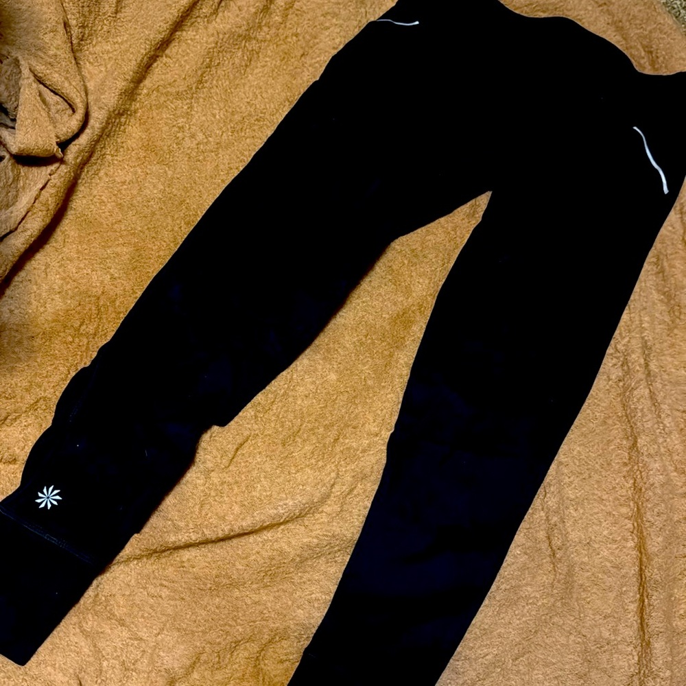 Athleta, black yoga pants